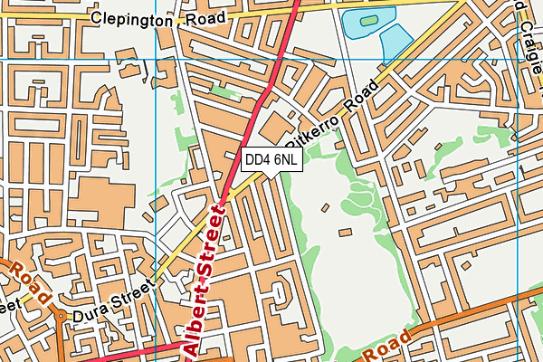 DD4 6NL map - OS VectorMap District (Ordnance Survey)