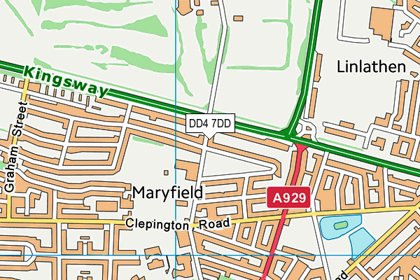 DD4 7DD map - OS VectorMap District (Ordnance Survey) DD4 7DD map - OS VectorMap District (Ordnance Survey)