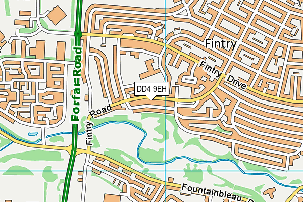 DD4 9EH map - OS VectorMap District (Ordnance Survey)