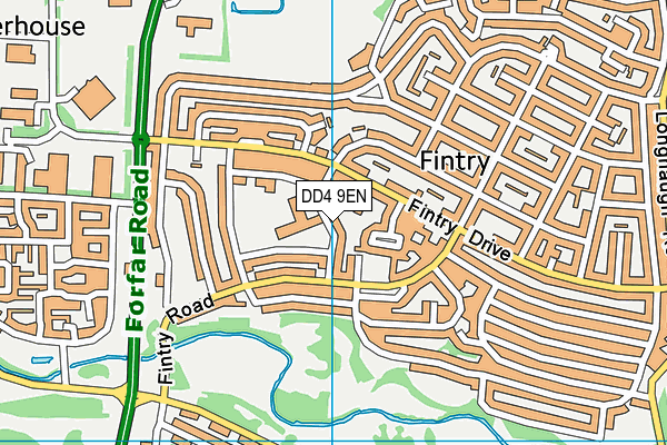 DD4 9EN map - OS VectorMap District (Ordnance Survey) DD4 9EN map - OS VectorMap District (Ordnance Survey)