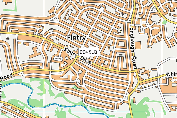 DD4 9LQ map - OS VectorMap District (Ordnance Survey) DD4 9LQ map - OS VectorMap District (Ordnance Survey)
