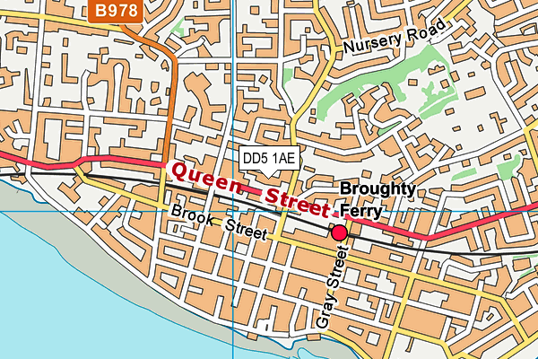 DD5 1AE map - OS VectorMap District (Ordnance Survey) DD5 1AE map - OS VectorMap District (Ordnance Survey)