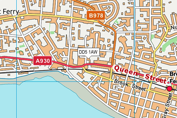 DD5 1AW map - OS VectorMap District (Ordnance Survey) DD5 1AW map - OS VectorMap District (Ordnance Survey)