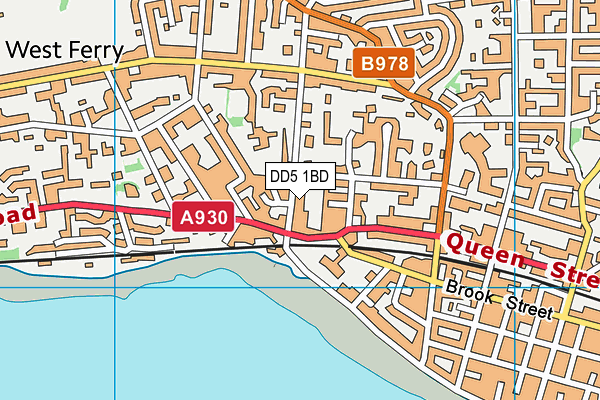 DD5 1BD map - OS VectorMap District (Ordnance Survey) DD5 1BD map - OS VectorMap District (Ordnance Survey)