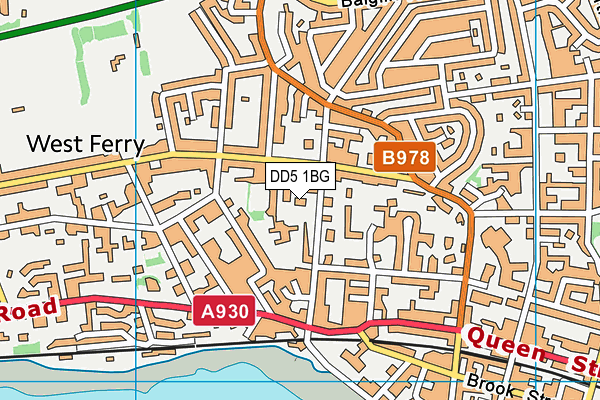 DD5 1BG map - OS VectorMap District (Ordnance Survey) DD5 1BG map - OS VectorMap District (Ordnance Survey)