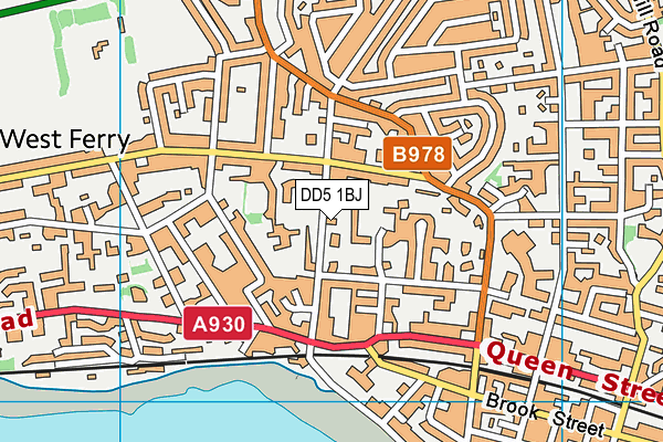 DD5 1BJ map - OS VectorMap District (Ordnance Survey) DD5 1BJ map - OS VectorMap District (Ordnance Survey)