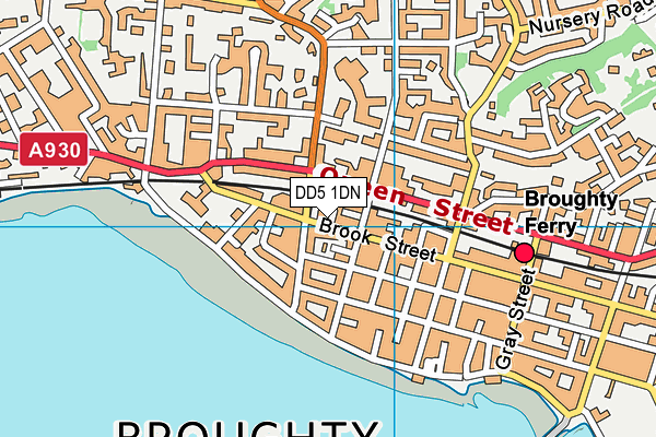 DD5 1DN map - OS VectorMap District (Ordnance Survey) DD5 1DN map - OS VectorMap District (Ordnance Survey)