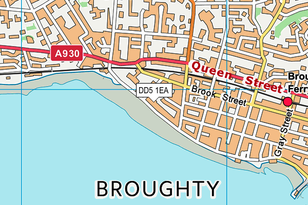 DD5 1EA map - OS VectorMap District (Ordnance Survey) DD5 1EA map - OS VectorMap District (Ordnance Survey)