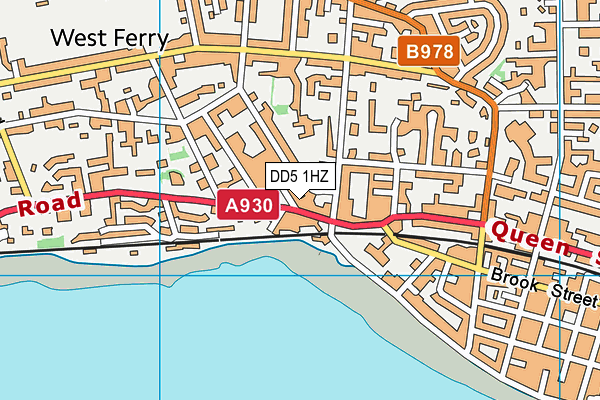 DD5 1HZ map - OS VectorMap District (Ordnance Survey) DD5 1HZ map - OS VectorMap District (Ordnance Survey)