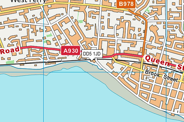 DD5 1JD map - OS VectorMap District (Ordnance Survey) DD5 1JD map - OS VectorMap District (Ordnance Survey)