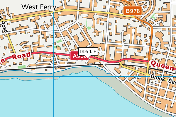 DD5 1JF map - OS VectorMap District (Ordnance Survey) DD5 1JF map - OS VectorMap District (Ordnance Survey)