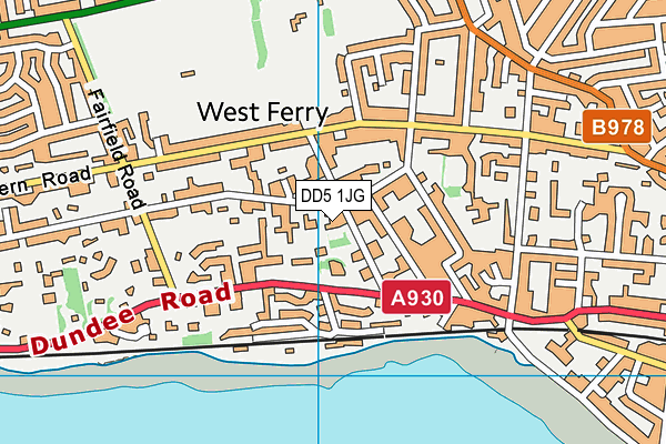 DD5 1JG map - OS VectorMap District (Ordnance Survey) DD5 1JG map - OS VectorMap District (Ordnance Survey)