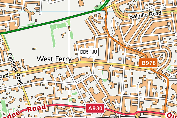 DD5 1JU map - OS VectorMap District (Ordnance Survey) DD5 1JU map - OS VectorMap District (Ordnance Survey)