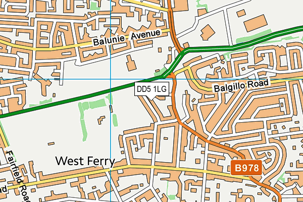 DD5 1LG map - OS VectorMap District (Ordnance Survey) DD5 1LG map - OS VectorMap District (Ordnance Survey)