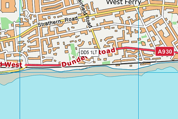 DD5 1LT map - OS VectorMap District (Ordnance Survey) DD5 1LT map - OS VectorMap District (Ordnance Survey)