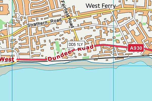DD5 1LY map - OS VectorMap District (Ordnance Survey) DD5 1LY map - OS VectorMap District (Ordnance Survey)