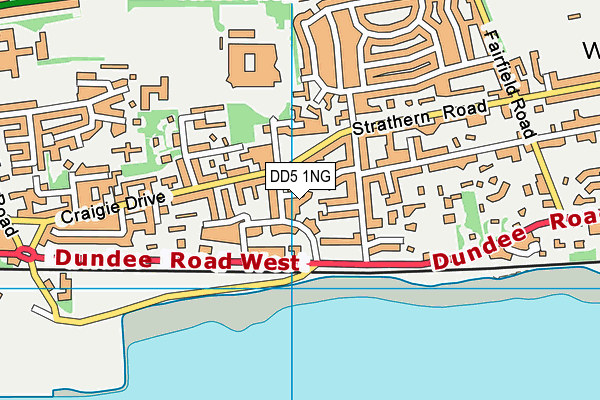 DD5 1NG map - OS VectorMap District (Ordnance Survey) DD5 1NG map - OS VectorMap District (Ordnance Survey)