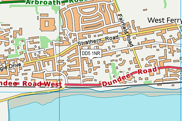 DD5 1NR map - OS VectorMap District (Ordnance Survey) DD5 1NR map - OS VectorMap District (Ordnance Survey)