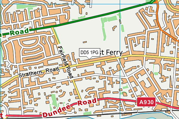 DD5 1PG map - OS VectorMap District (Ordnance Survey) DD5 1PG map - OS VectorMap District (Ordnance Survey)