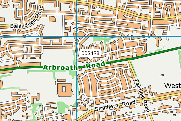 DD5 1RB map - OS VectorMap District (Ordnance Survey) DD5 1RB map - OS VectorMap District (Ordnance Survey)