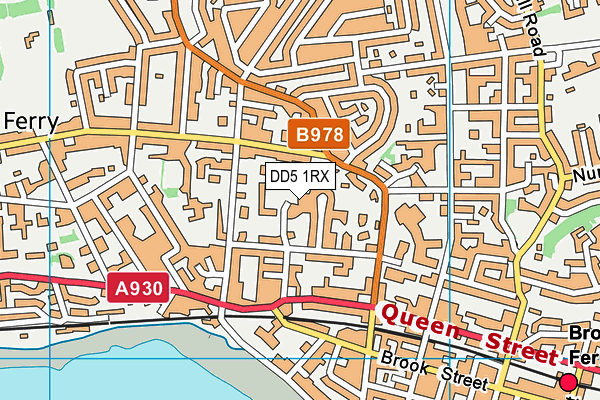 DD5 1RX map - OS VectorMap District (Ordnance Survey) DD5 1RX map - OS VectorMap District (Ordnance Survey)