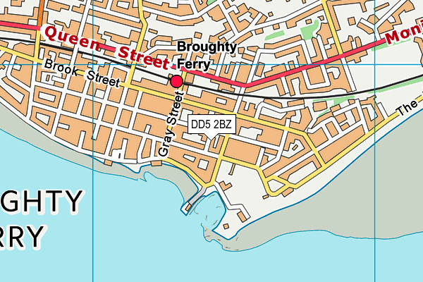 DD5 2BZ map - OS VectorMap District (Ordnance Survey) DD5 2BZ map - OS VectorMap District (Ordnance Survey)
