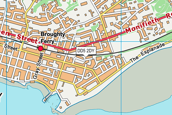 DD5 2DY map - OS VectorMap District (Ordnance Survey) DD5 2DY map - OS VectorMap District (Ordnance Survey)