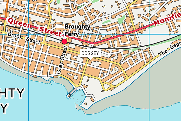 DD5 2EY map - OS VectorMap District (Ordnance Survey) DD5 2EY map - OS VectorMap District (Ordnance Survey)