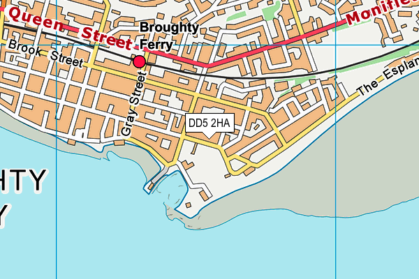 DD5 2HA map - OS VectorMap District (Ordnance Survey) DD5 2HA map - OS VectorMap District (Ordnance Survey)