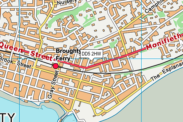 DD5 2HW map - OS VectorMap District (Ordnance Survey) DD5 2HW map - OS VectorMap District (Ordnance Survey)
