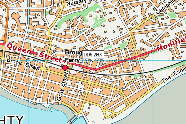 DD5 2HX map - OS VectorMap District (Ordnance Survey) DD5 2HX map - OS VectorMap District (Ordnance Survey)