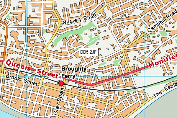 DD5 2JF map - OS VectorMap District (Ordnance Survey) DD5 2JF map - OS VectorMap District (Ordnance Survey)