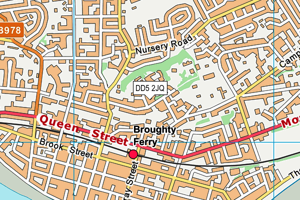 DD5 2JQ map - OS VectorMap District (Ordnance Survey) DD5 2JQ map - OS VectorMap District (Ordnance Survey)