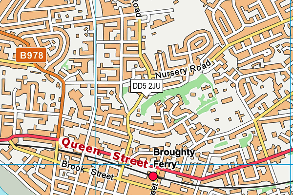 DD5 2JU map - OS VectorMap District (Ordnance Survey) DD5 2JU map - OS VectorMap District (Ordnance Survey)