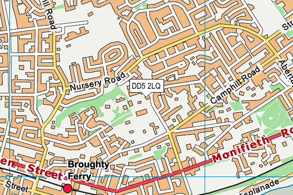 DD5 2LQ map - OS VectorMap District (Ordnance Survey) DD5 2LQ map - OS VectorMap District (Ordnance Survey)