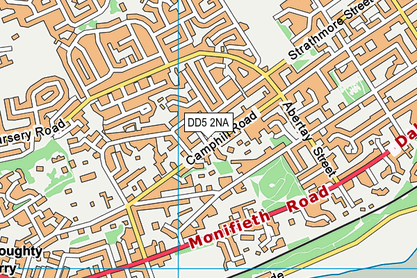DD5 2NA map - OS VectorMap District (Ordnance Survey) DD5 2NA map - OS VectorMap District (Ordnance Survey)