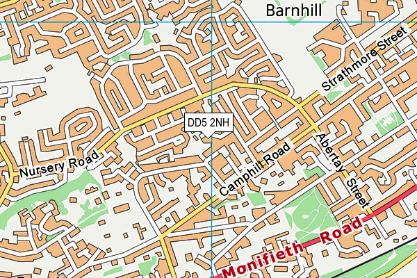 DD5 2NH map - OS VectorMap District (Ordnance Survey) DD5 2NH map - OS VectorMap District (Ordnance Survey)