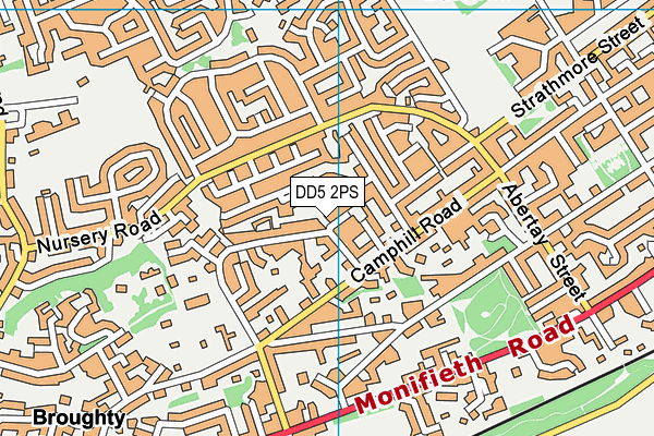 DD5 2PS map - OS VectorMap District (Ordnance Survey) DD5 2PS map - OS VectorMap District (Ordnance Survey)