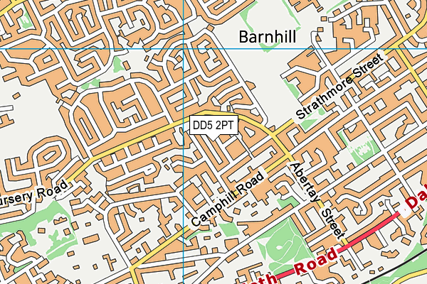 DD5 2PT map - OS VectorMap District (Ordnance Survey) DD5 2PT map - OS VectorMap District (Ordnance Survey)