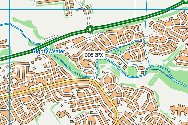 DD5 2PX map - OS VectorMap District (Ordnance Survey) DD5 2PX map - OS VectorMap District (Ordnance Survey)