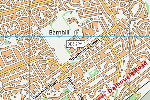 DD5 2PY map - OS VectorMap District (Ordnance Survey) DD5 2PY map - OS VectorMap District (Ordnance Survey)
