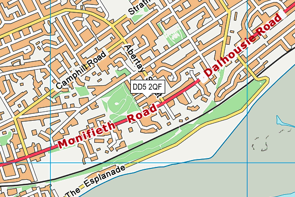 DD5 2QF map - OS VectorMap District (Ordnance Survey) DD5 2QF map - OS VectorMap District (Ordnance Survey)
