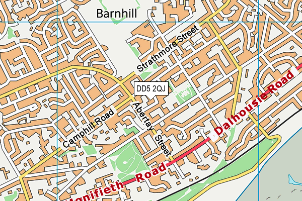 DD5 2QJ map - OS VectorMap District (Ordnance Survey) DD5 2QJ map - OS VectorMap District (Ordnance Survey)
