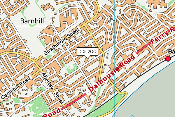 DD5 2QQ map - OS VectorMap District (Ordnance Survey) DD5 2QQ map - OS VectorMap District (Ordnance Survey)