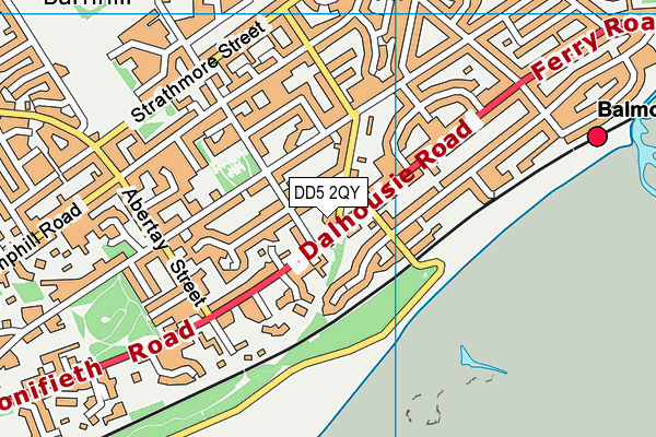 DD5 2QY map - OS VectorMap District (Ordnance Survey) DD5 2QY map - OS VectorMap District (Ordnance Survey)