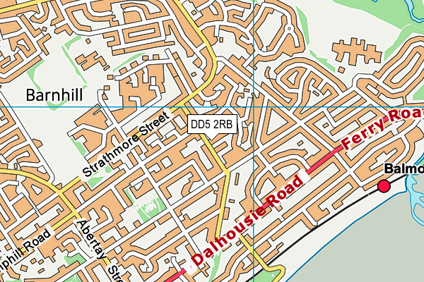 DD5 2RB map - OS VectorMap District (Ordnance Survey) DD5 2RB map - OS VectorMap District (Ordnance Survey)