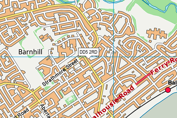 DD5 2RD map - OS VectorMap District (Ordnance Survey) DD5 2RD map - OS VectorMap District (Ordnance Survey)
