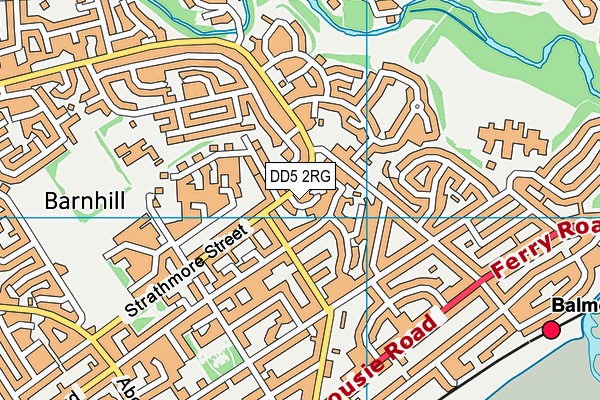 DD5 2RG map - OS VectorMap District (Ordnance Survey) DD5 2RG map - OS VectorMap District (Ordnance Survey)