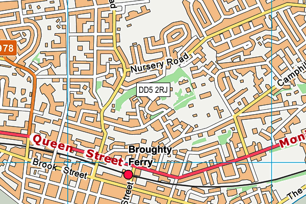 DD5 2RJ map - OS VectorMap District (Ordnance Survey) DD5 2RJ map - OS VectorMap District (Ordnance Survey)