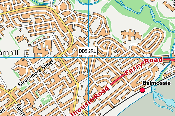 DD5 2RL map - OS VectorMap District (Ordnance Survey) DD5 2RL map - OS VectorMap District (Ordnance Survey)